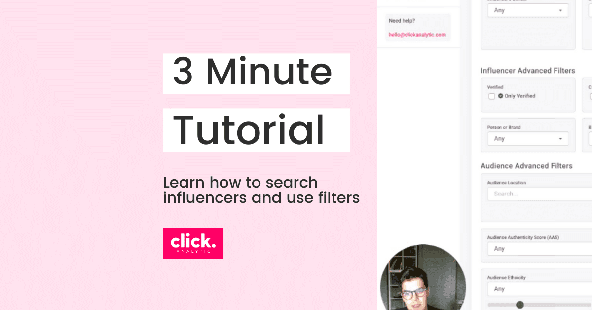 How to Use Click Analytic Search Filters to Find Creators