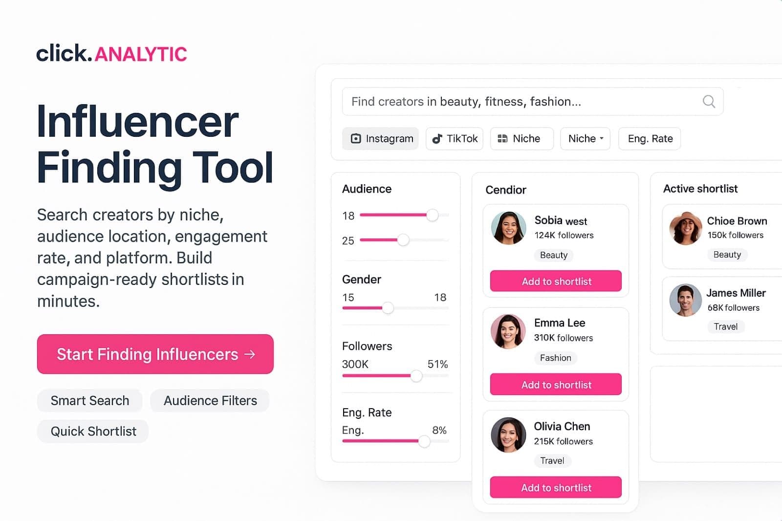 Find Influencers for Your Brand: Get a Ranked Shortlist in Minutes