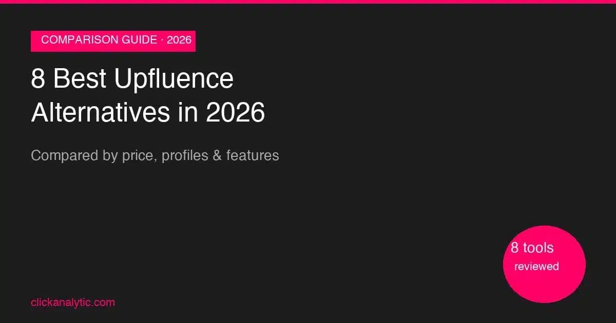 8 migliori alternative a Upfluence nel 2026