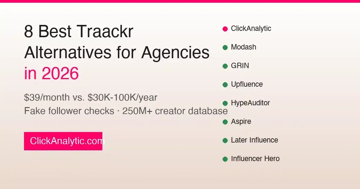 8 Best Traackr Alternatives in 2026