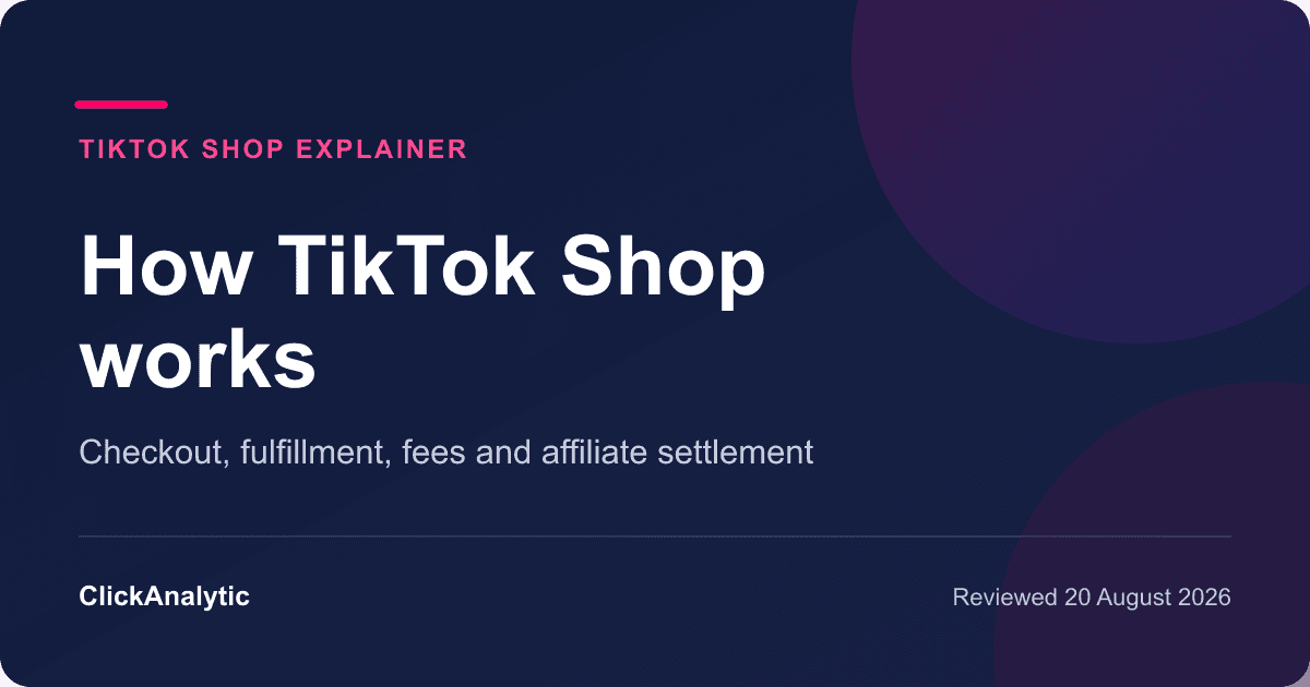How TikTok Shop Works: Every Role, Every Step of the Sale