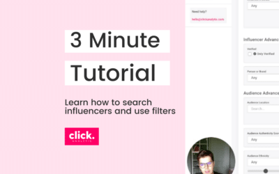 Quickly learn how to use search filters on Click