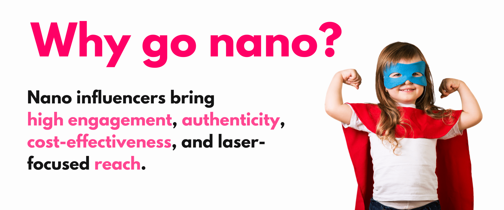 Choose nano for affiliate marketing and influencer marketing comparison.