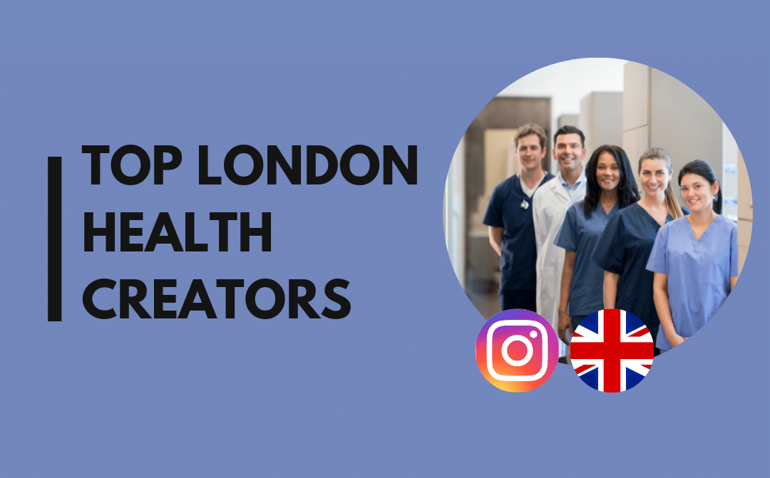 15 influenceurs de la santé à Londres