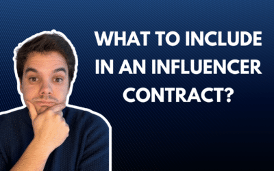 What to include in an influencer contract [+ free influencer contract template]
