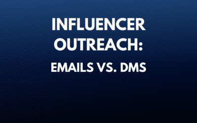 Influencer outreach: Email vs DM