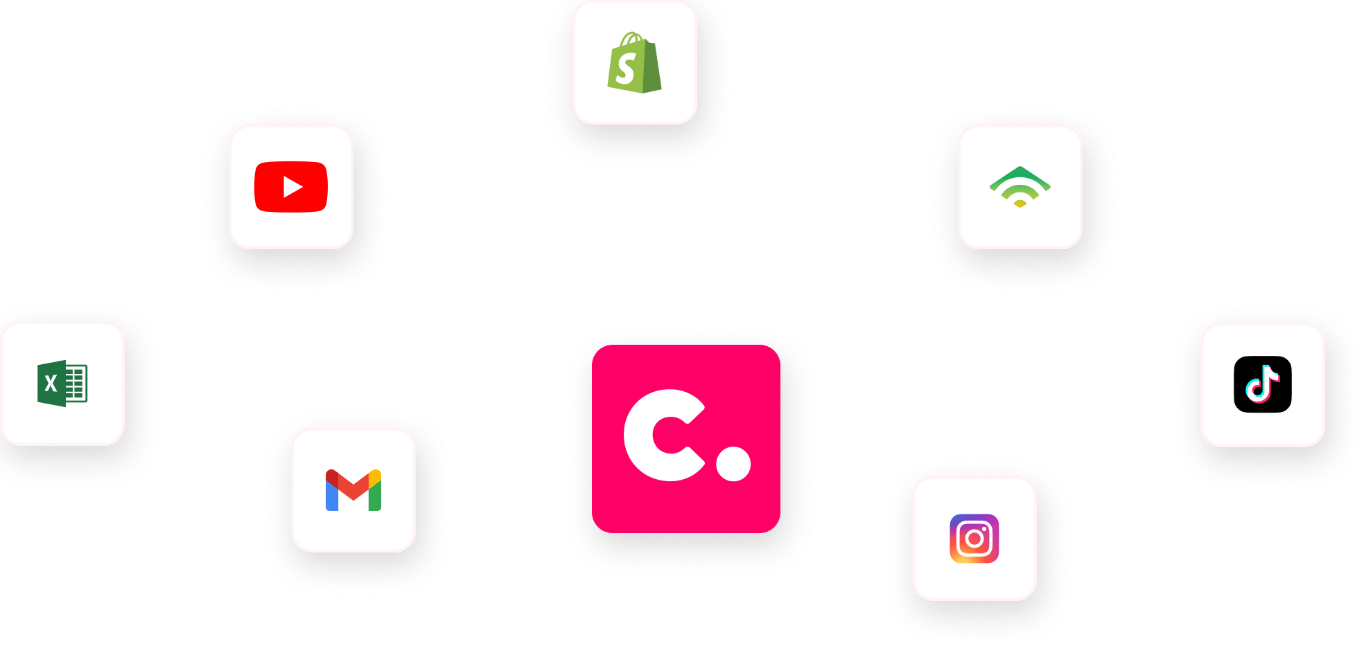 A White Background With Overlapping, Semi-Transparent Pink Arcs And Curves Forming A Partial Circular Pattern. A white background with overlapping, semi-transparent pink arcs and curves forming a partial circular pattern.