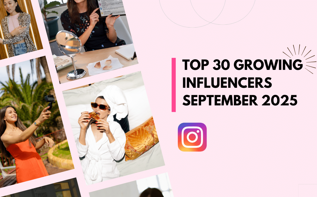 Top 30 Growing Creators in September 2025
