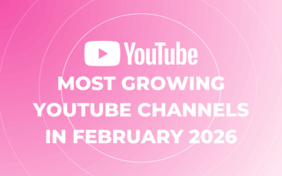 Most Growing Youtube Channels in February 2026