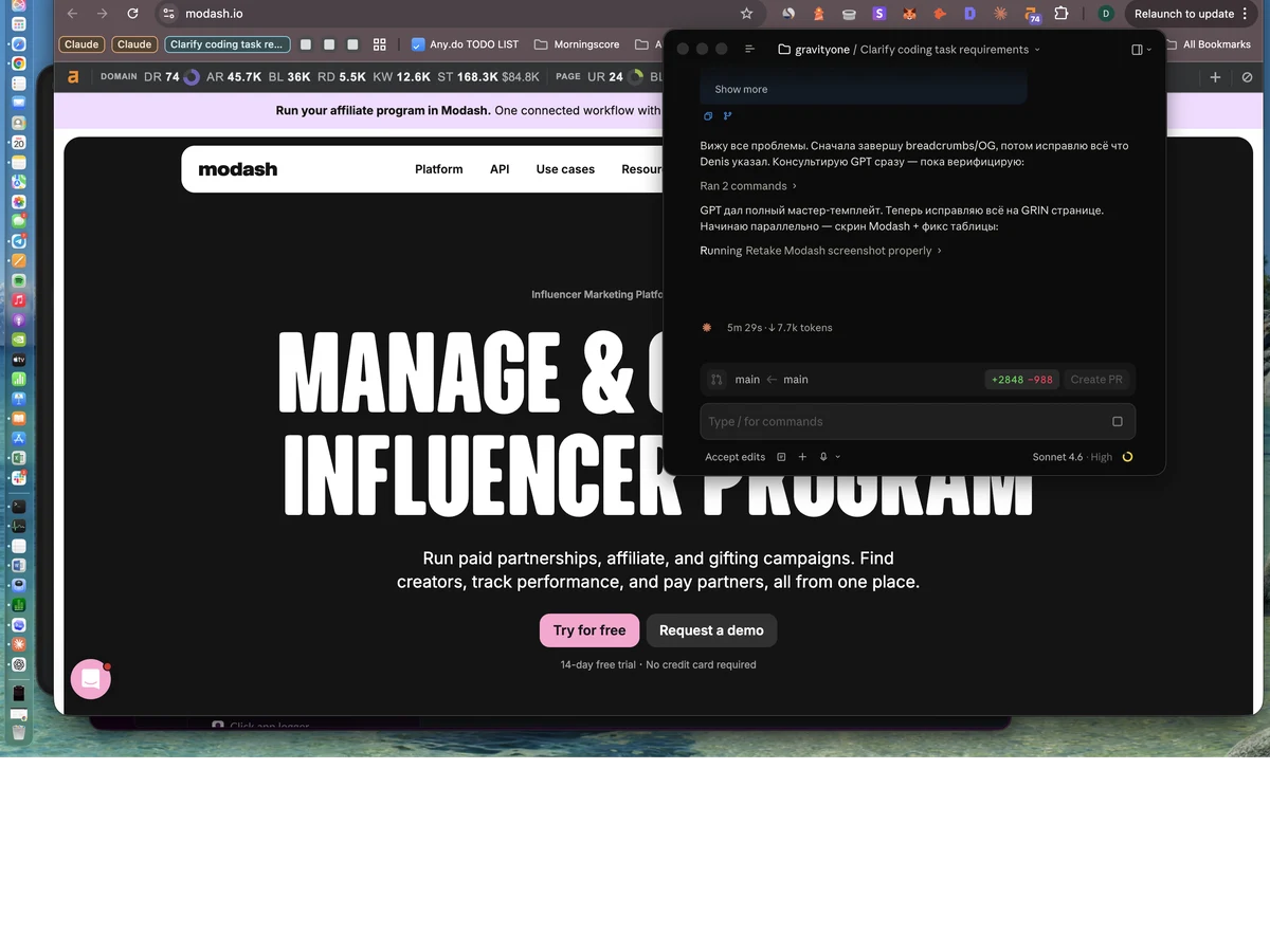 8 Best Hypeauditor Alternatives In 2026 2 Modash influencer marketing platform homepage